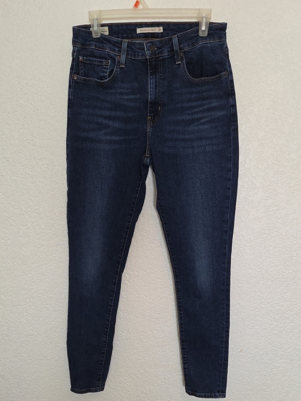 Levi's 721 High Rise Skinny Jeans, Size 31